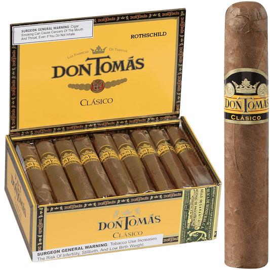 Don Tomas Clasico Rothschild Natural 25 Ct. Box 4.50X50