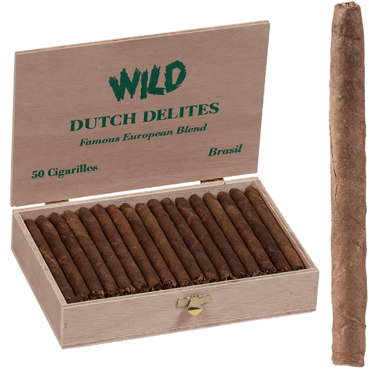 Dutch Delites Wild Cigarillos Brasil 50 Ct. Box 4.00X22