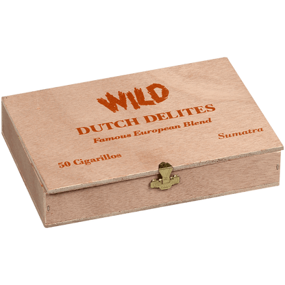 Dutch Delites Wild Cigarillos Sumatra 50 Ct. Box 4.00X22