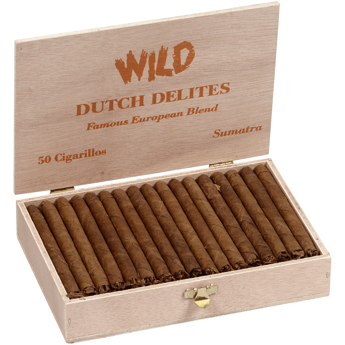 Dutch Delites Wild Cigarillos Sumatra 50 Ct. Box 4.00X22