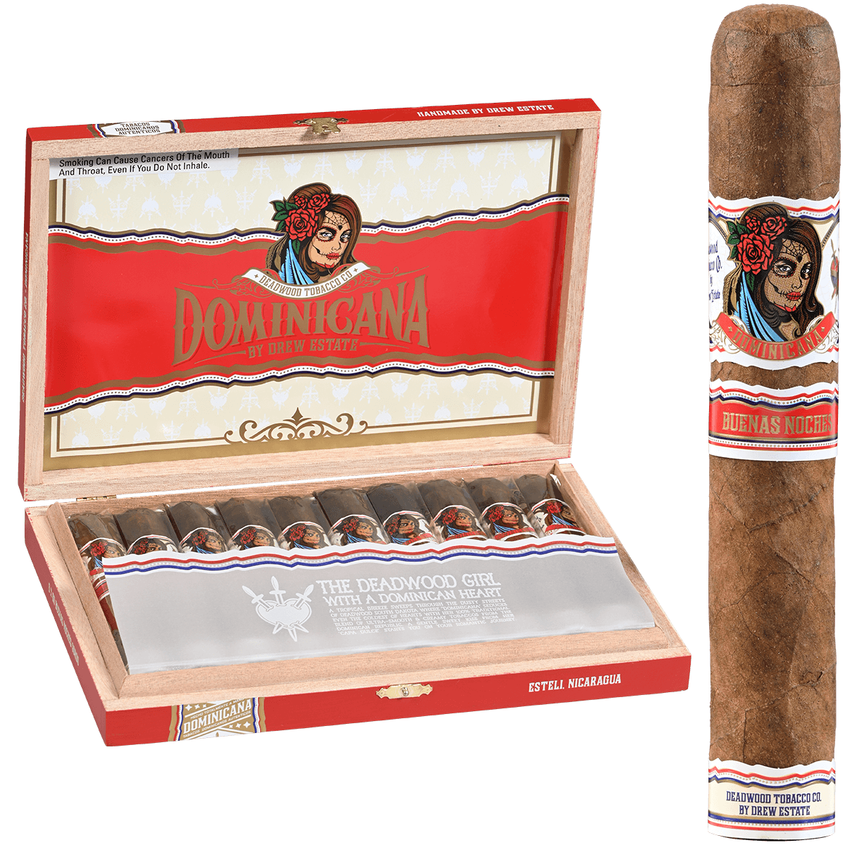 Deadwood Dominicana Buenas Noches Gordo 10Ct Box 6X60