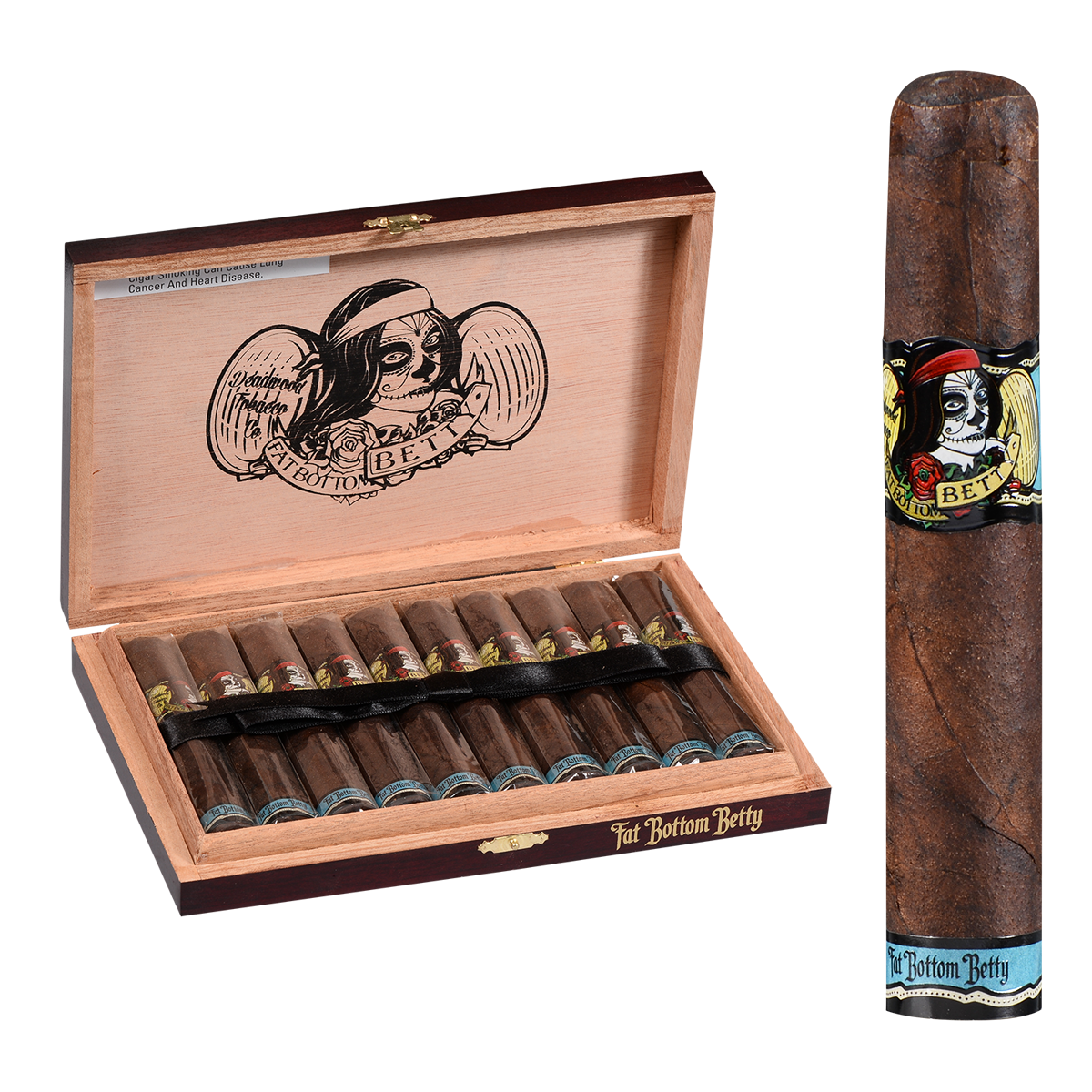 Deadwood Fat Bottom Betty Robusto 10 Ct. Box 5.00X54