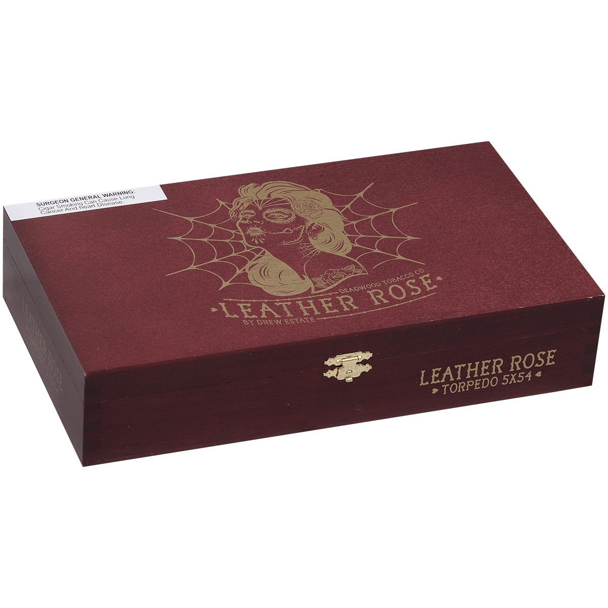 Deadwood Leather Rose Torpedo 24 Ct. Box 5.00X54