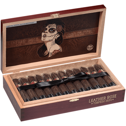 Deadwood Leather Rose Torpedo 24 Ct. Box 5.00X54