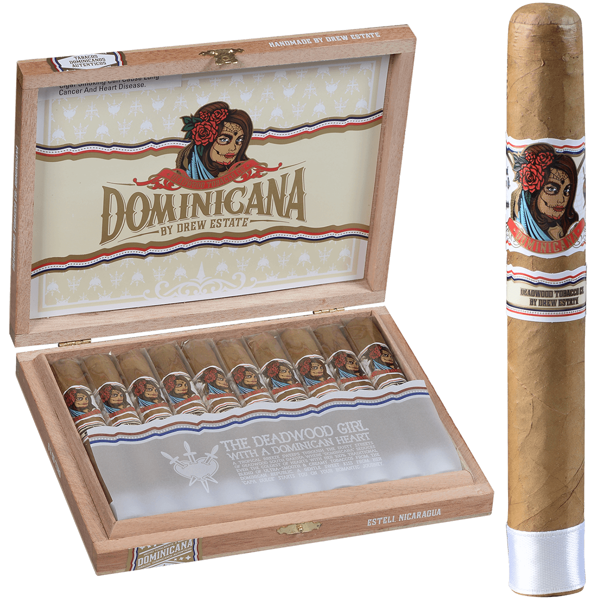 Deadwood Dominicana Toro 10Ct Box 6X50