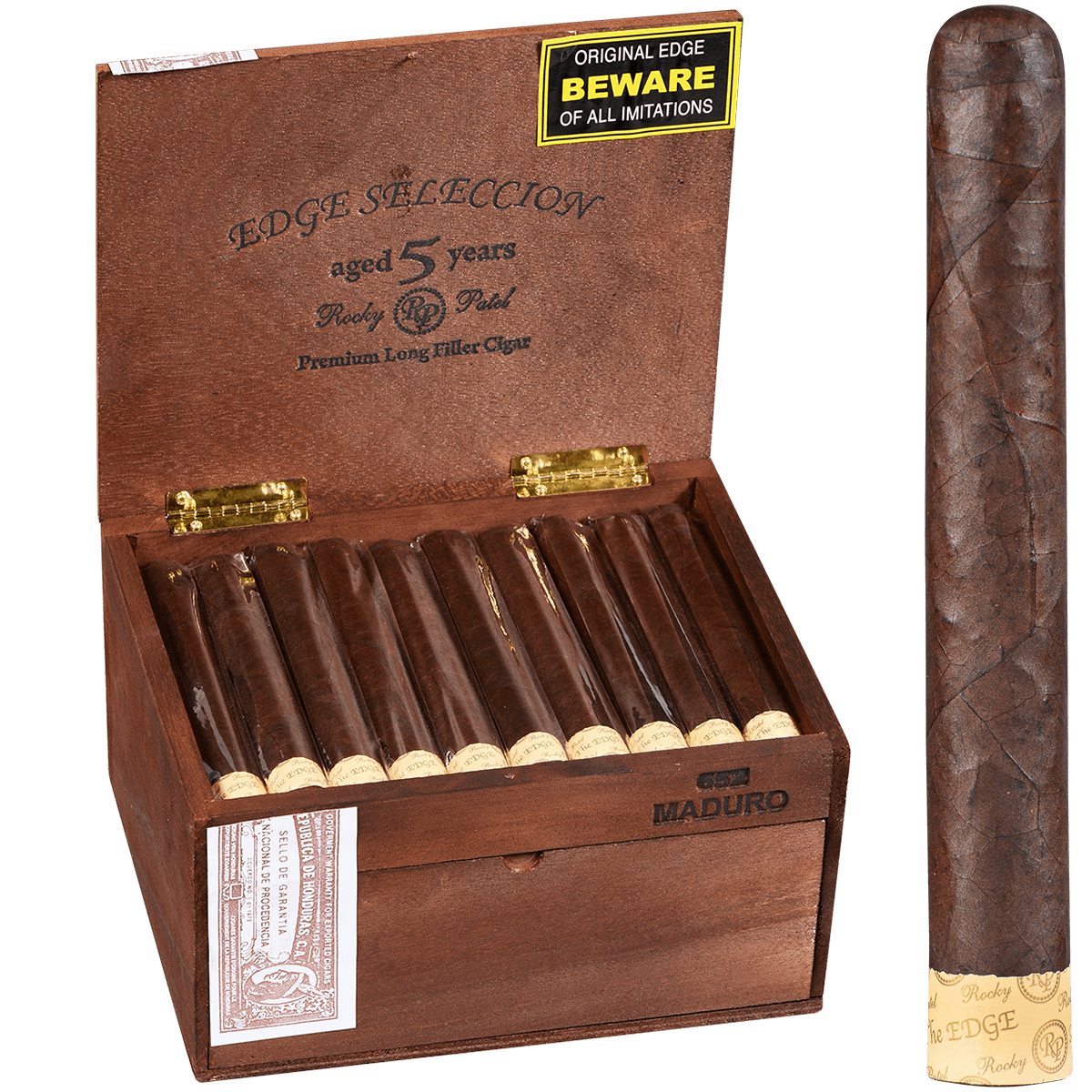 Rocky Patel Seleccion The Edge 652 Maduro 50 Ct. Box 6.00X52