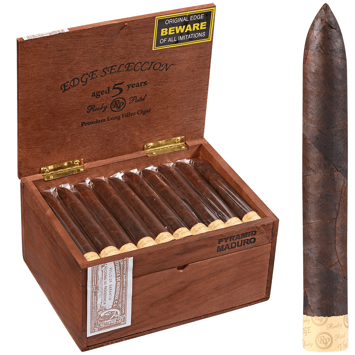 Rocky Patel Seleccion The Edge Pyramid Maduro 50 Ct. Box 6.00X52