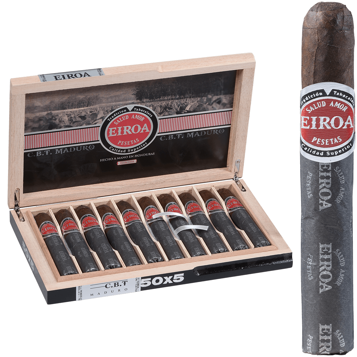 Eiroa Robusto Cbtmaduro 10 Ct. Box 5.00X50