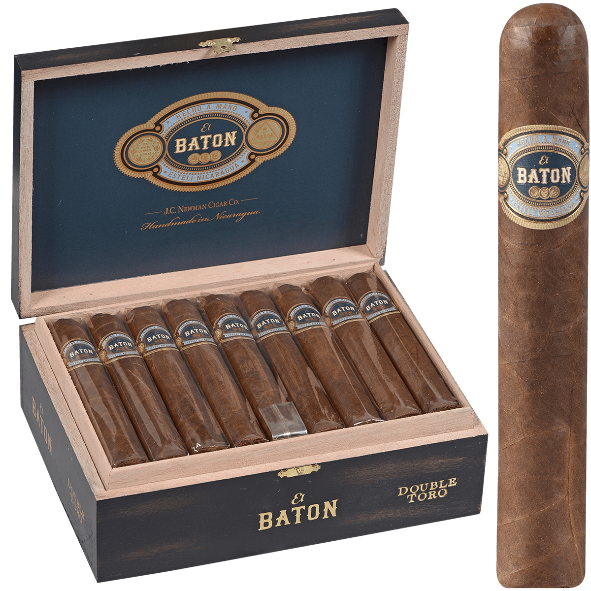 El Baton Double Toro 25 Ct. Box 6.00X60
