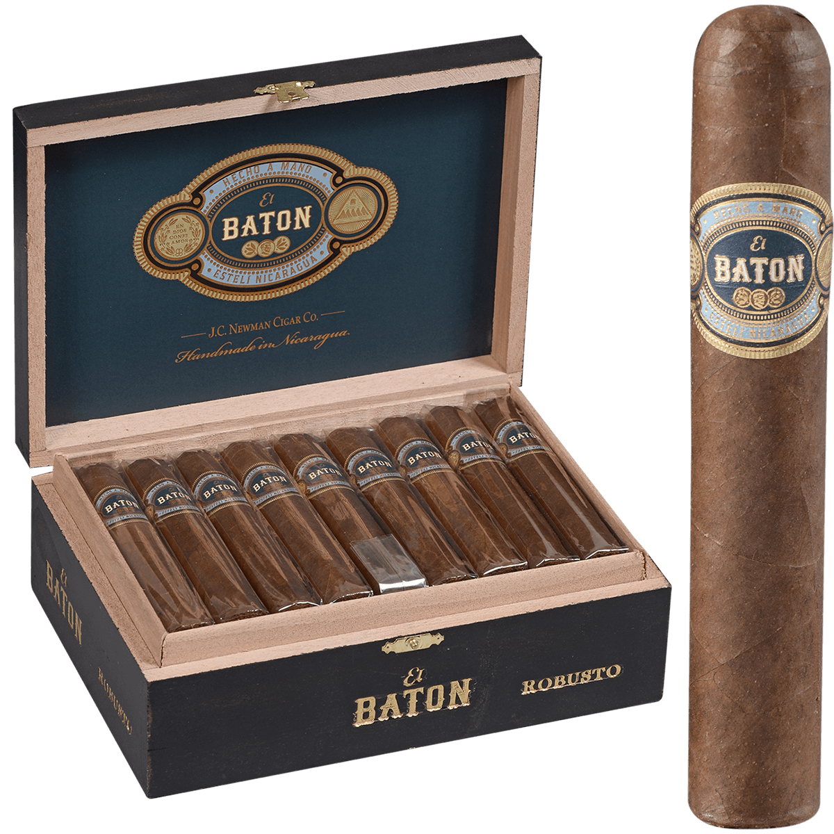 El Baton Robusto 25 Ct. Box 5.00X54