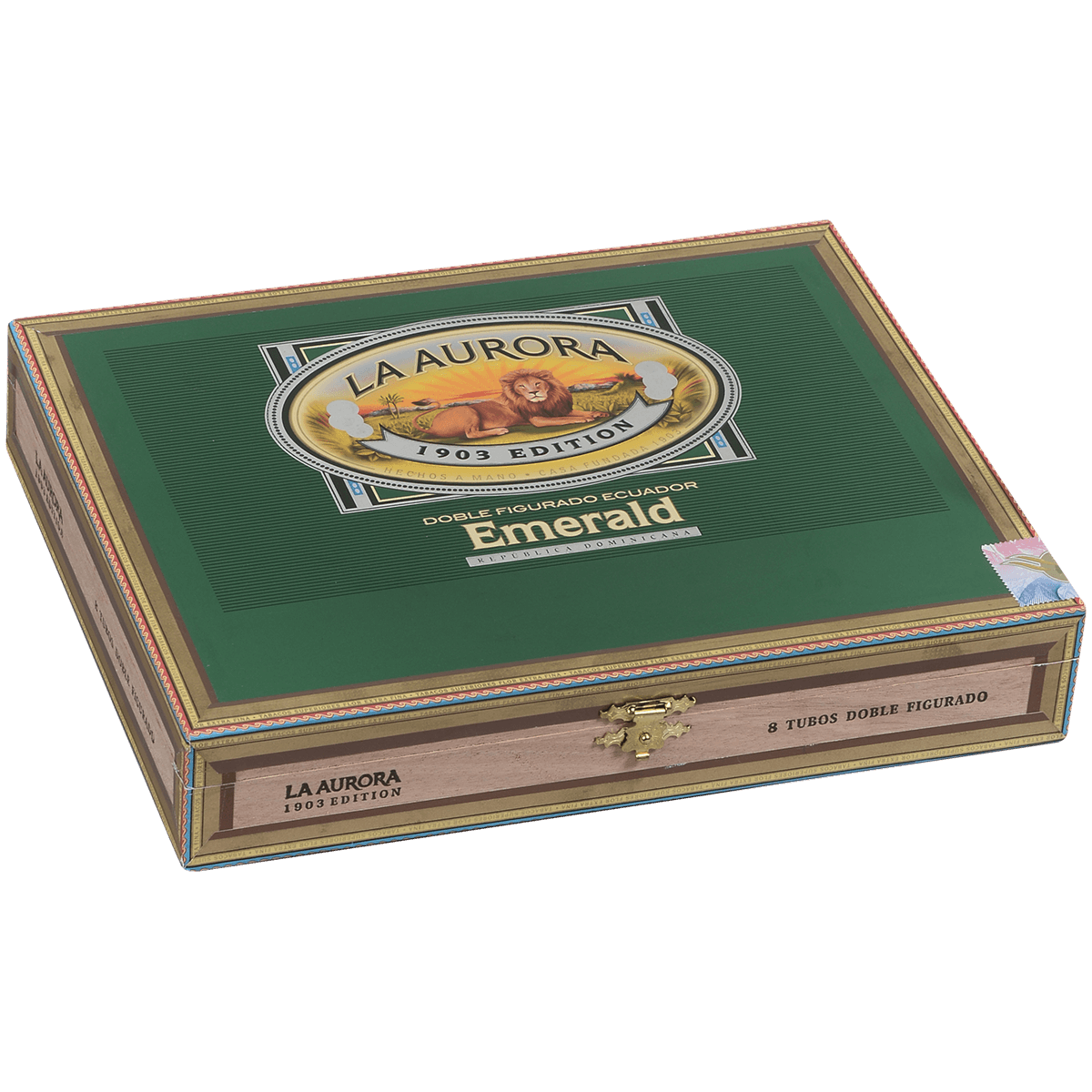 La Aurora Preferidos Emerald Tube 8Ct Box 5X54
