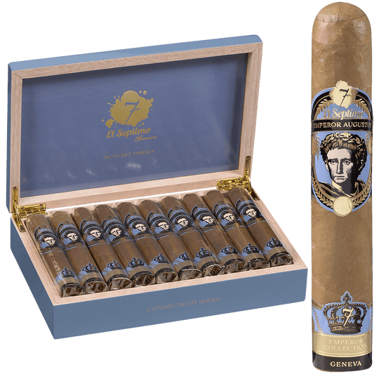 El Septimo Emperor Collection Augustus Connecticut 20Ct Bx 5.00X53