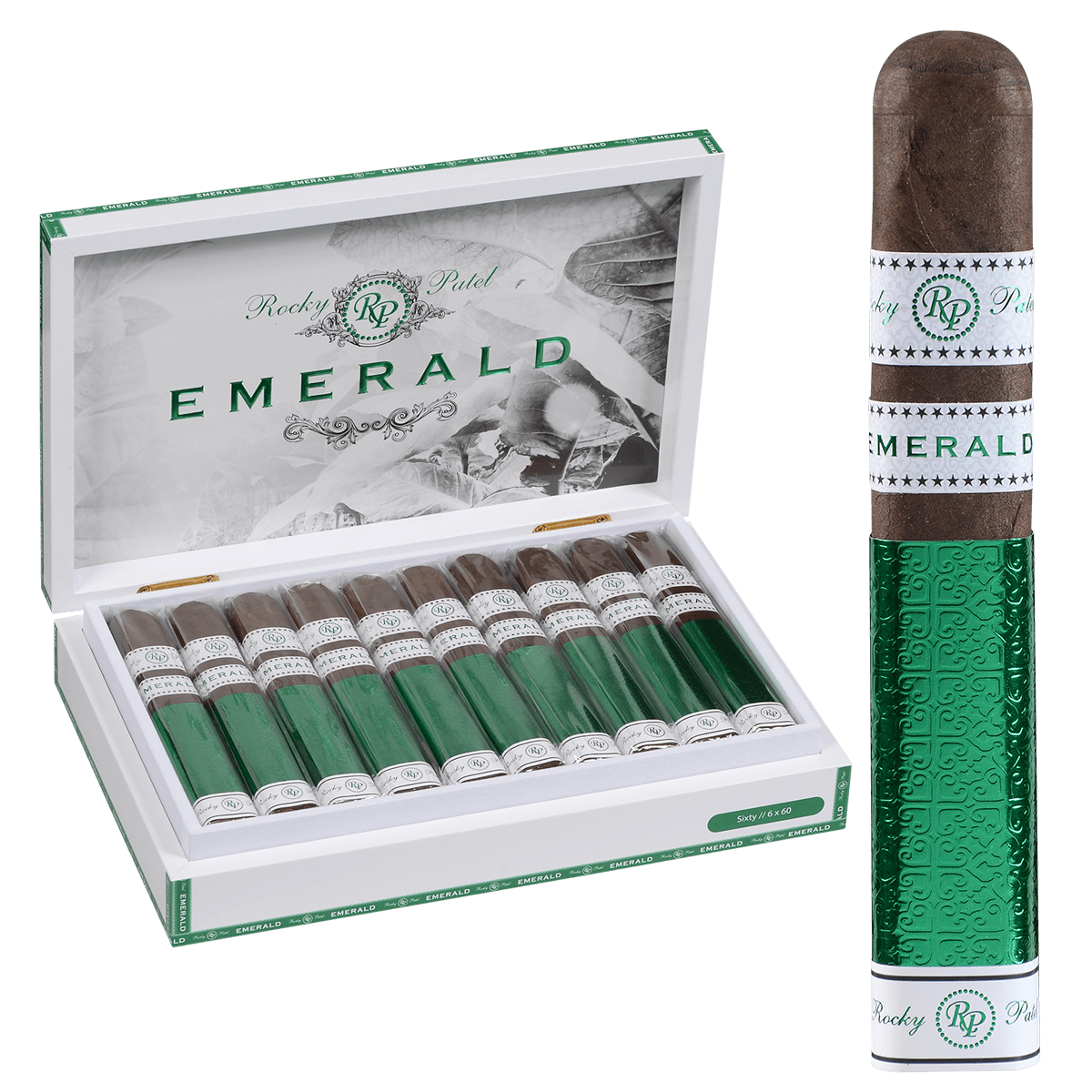 Rocky Patel Emerald Sixty Box Pressed 20 Ct Box 6X60