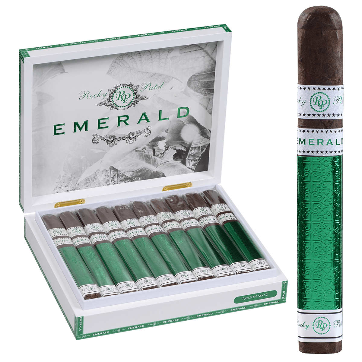 Rocky Patel Emerald Toro Box Pressed 20 Ct Box 6.5X54
