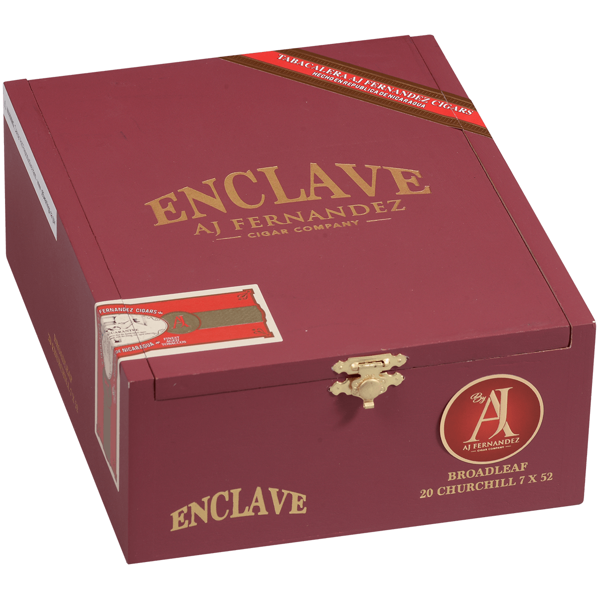 Enclave Broadleaf By Aj Fernandez Churchill 20 Ct. Box 7.00X52