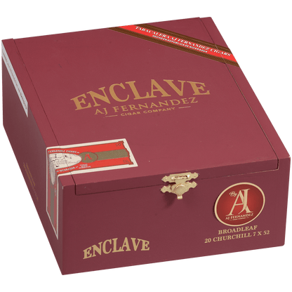 Enclave Broadleaf By Aj Fernandez Churchill 20 Ct. Box 7.00X52
