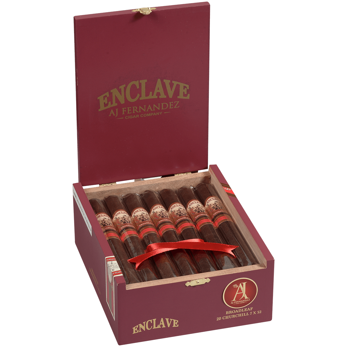 Enclave Broadleaf By Aj Fernandez Churchill 20 Ct. Box 7.00X52