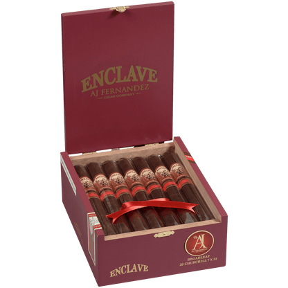 Enclave Broadleaf By Aj Fernandez Churchill 20 Ct. Box 7.00X52