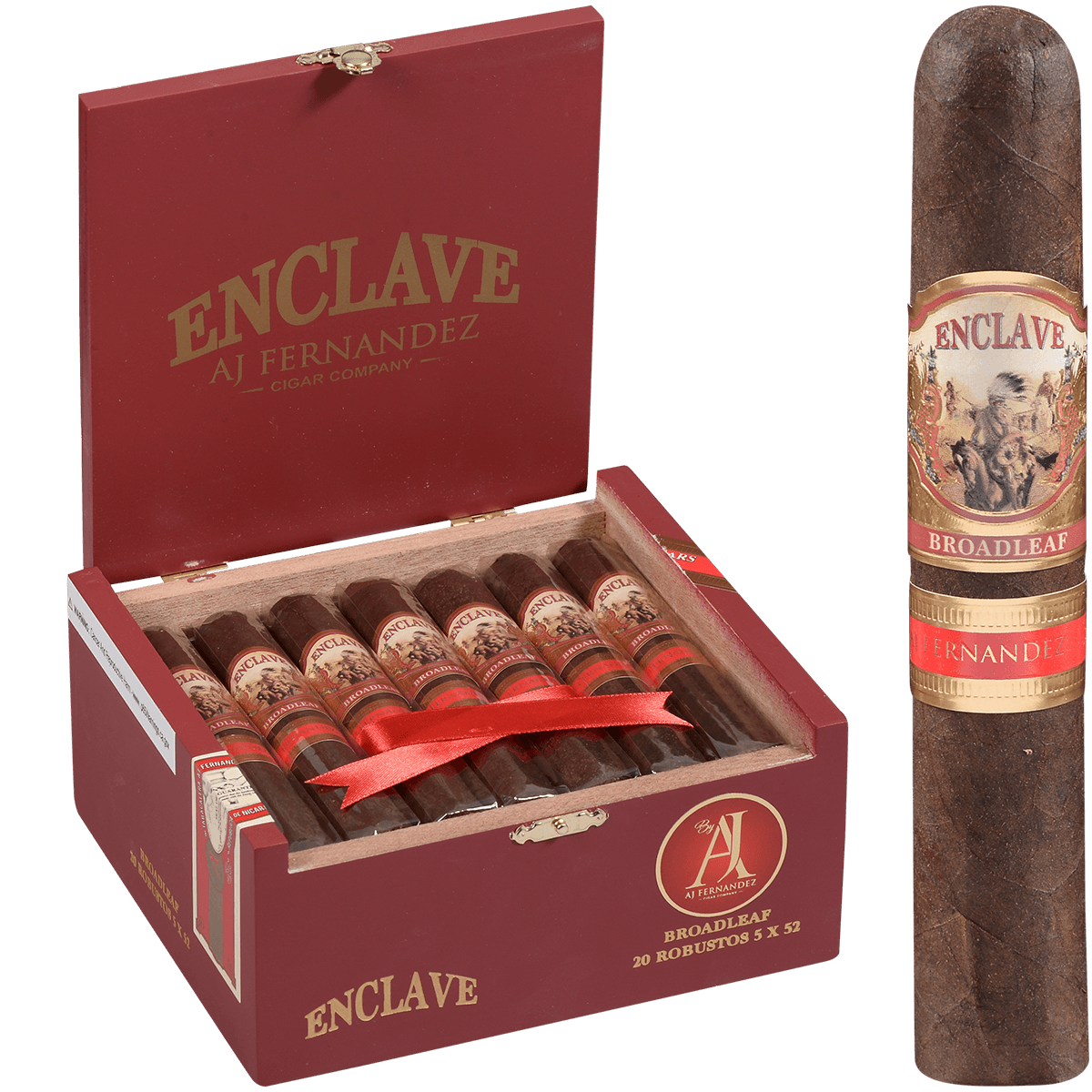 Enclave Broadleaf By Aj Fernandez Robusto 20 Ct. Box 5.00X52