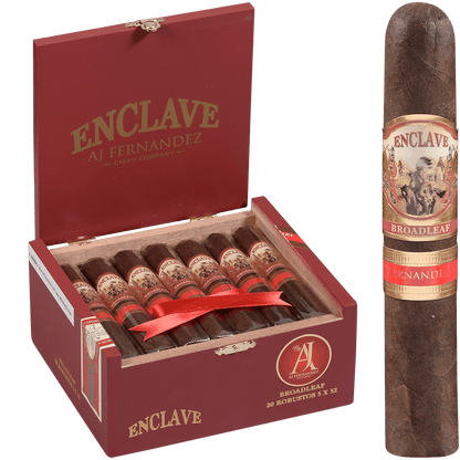 Enclave Broadleaf By Aj Fernandez Robusto 20 Ct. Box 5.00X52