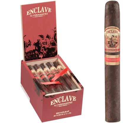 Enclave Broadleaf By Aj Fernandez Toro 20 Ct. Box 6.50X54