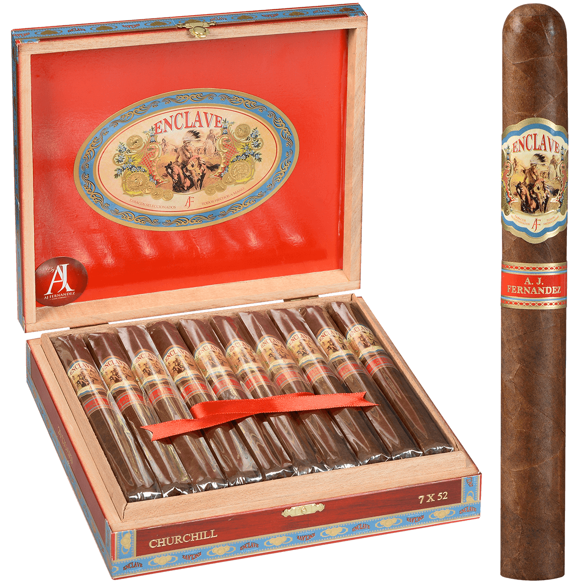 Enclave Habano By Aj Fernandez Churchill 20 Ct. Box 7.00X52