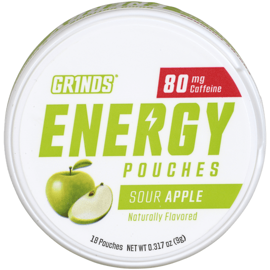 Grinds White Energy Pouches Sour Apple 80Mg