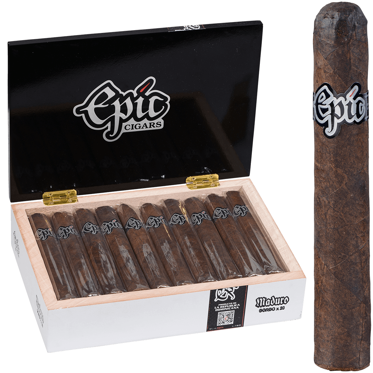 Epic Cigars Habano Gordo 20 Ct. Box 6.00X60