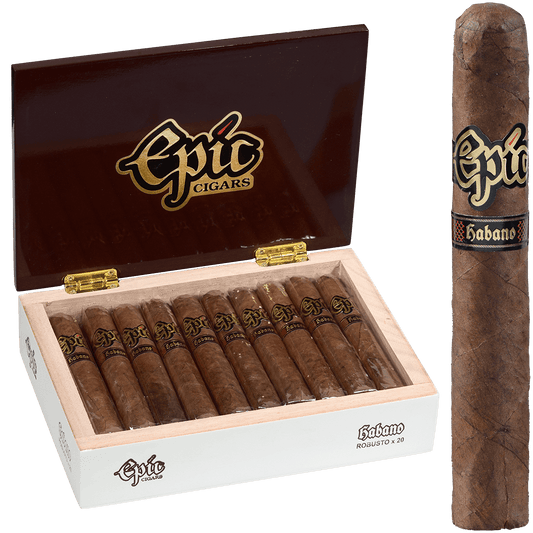 Epic Cigars Habano Robusto 20 Ct. Box 5.50X52