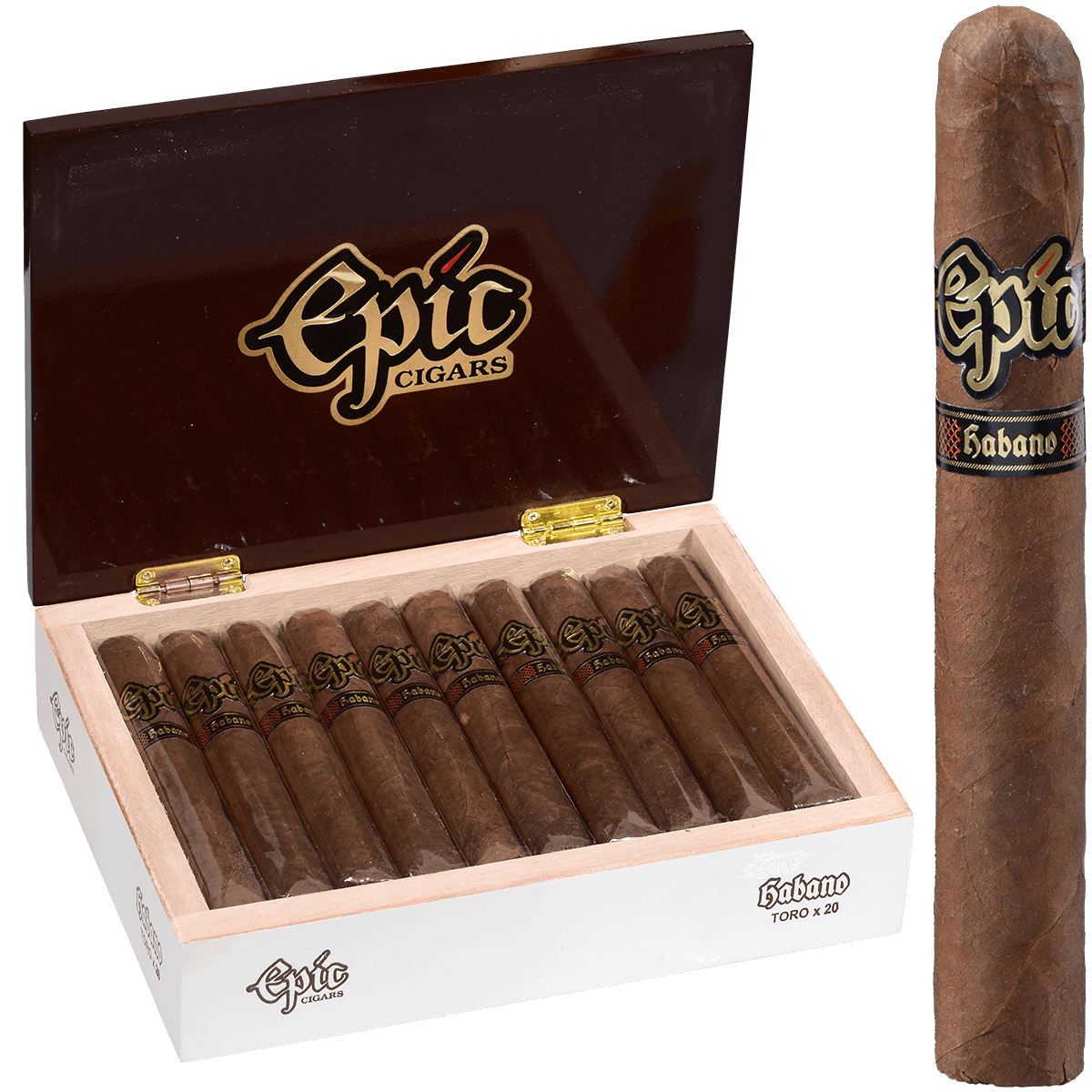 Epic Cigars Habano Toro 20 Ct. Box 6.00X54