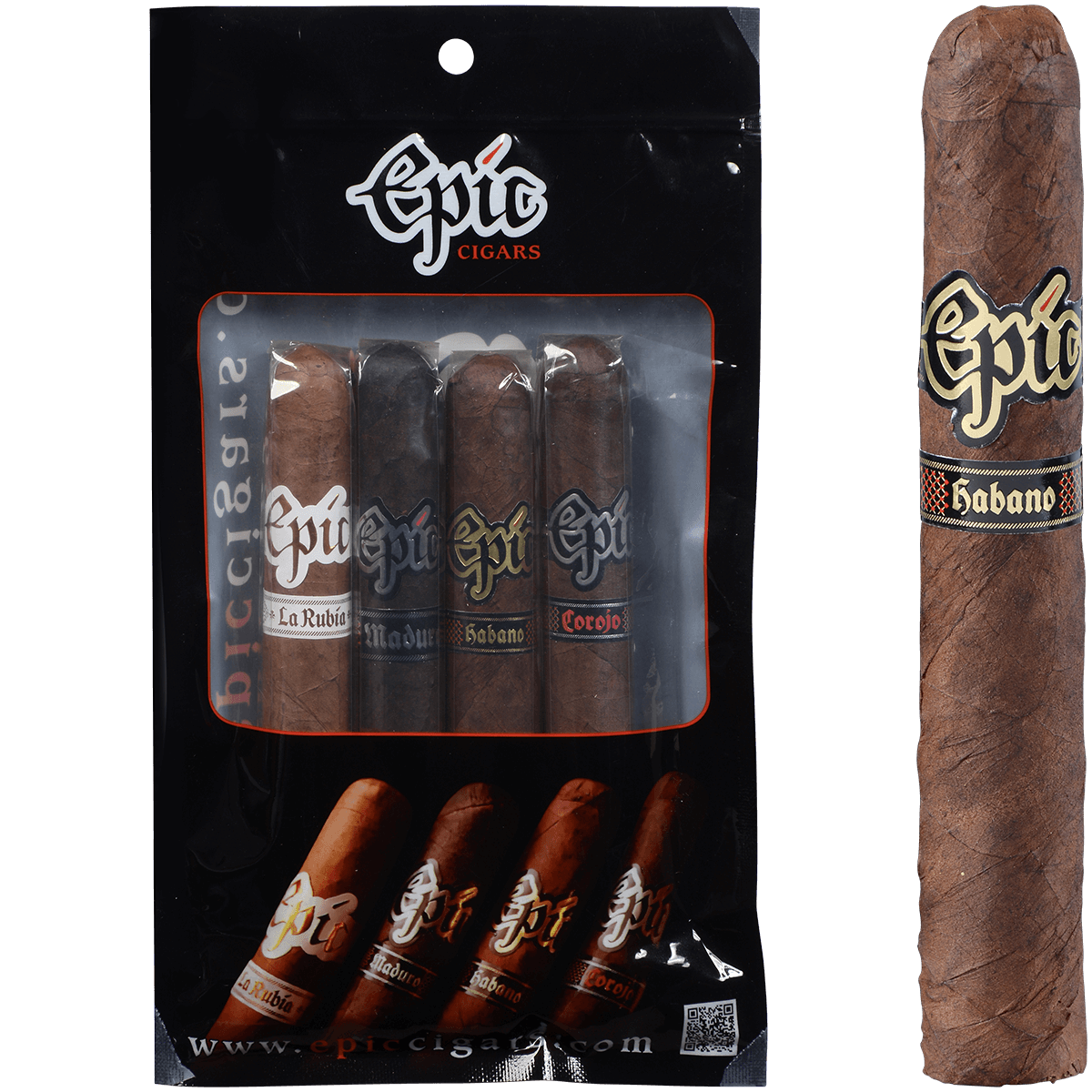 PROMO EPIC CIGARS SAMPLER 4 CT. PACK