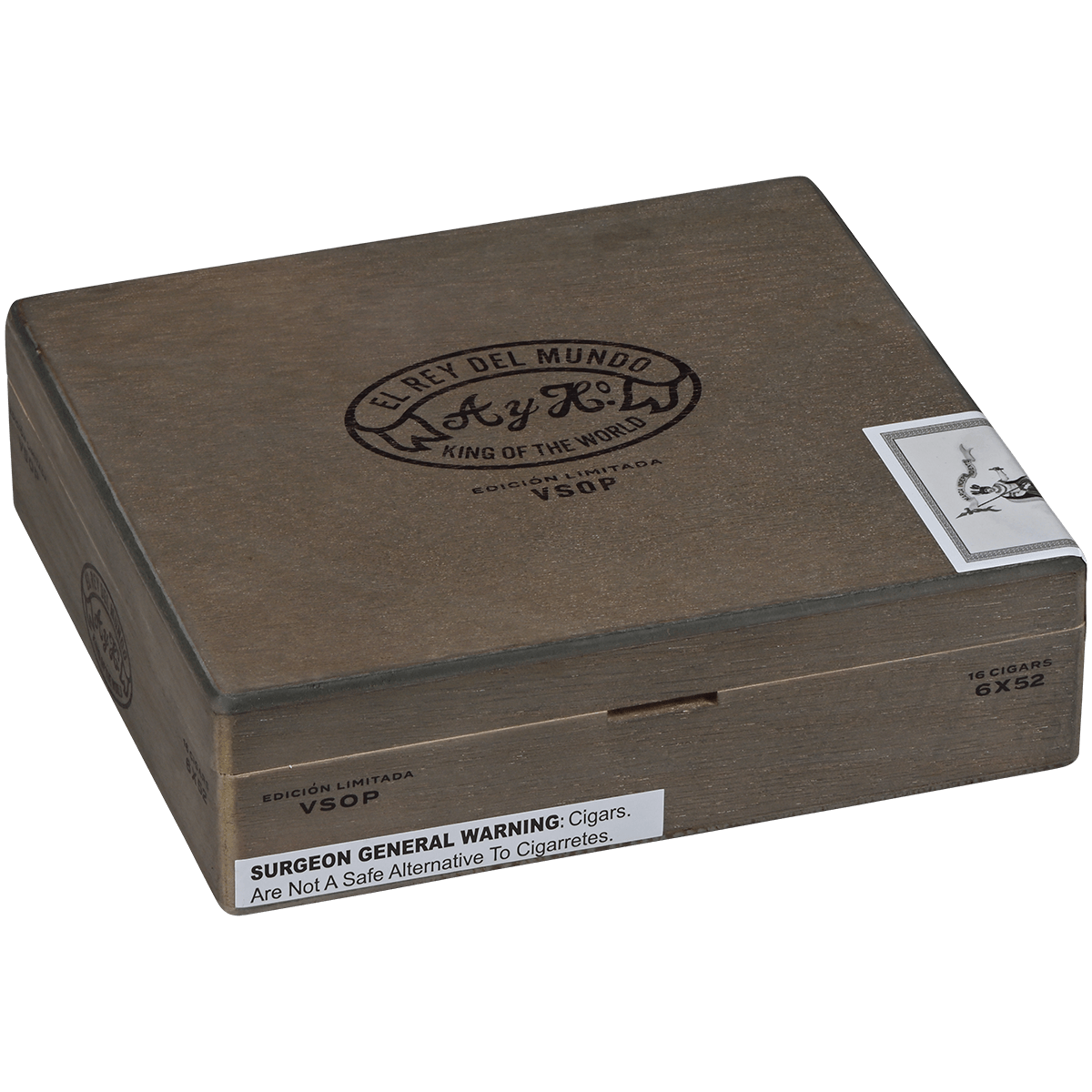 **LIMITED EDITION EL REY DEL MUNDO KING OF THE WORLD VSOP 16CT.