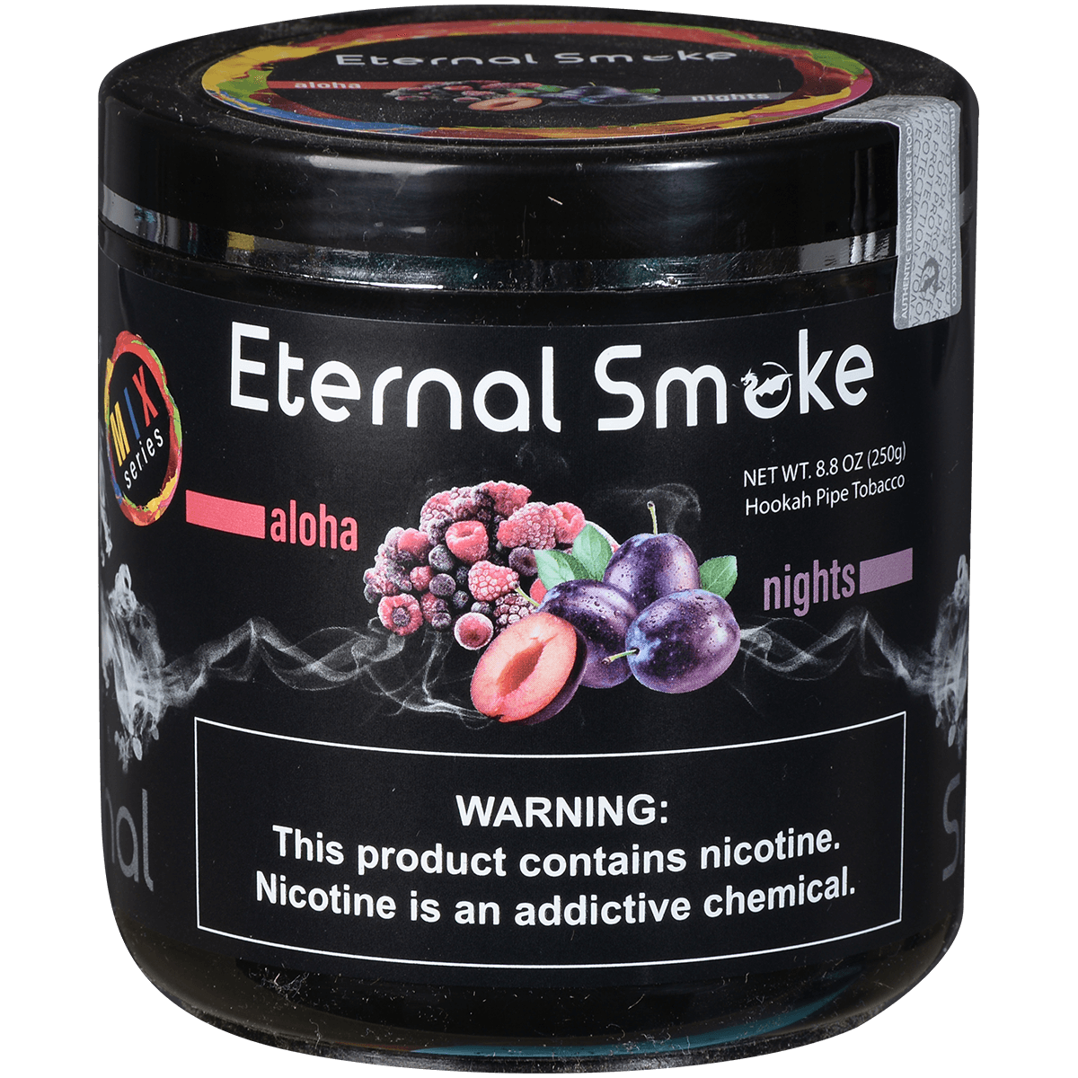 Eternal Smoke Hookah Tobacco Aloha Nights 250 Gram Jar