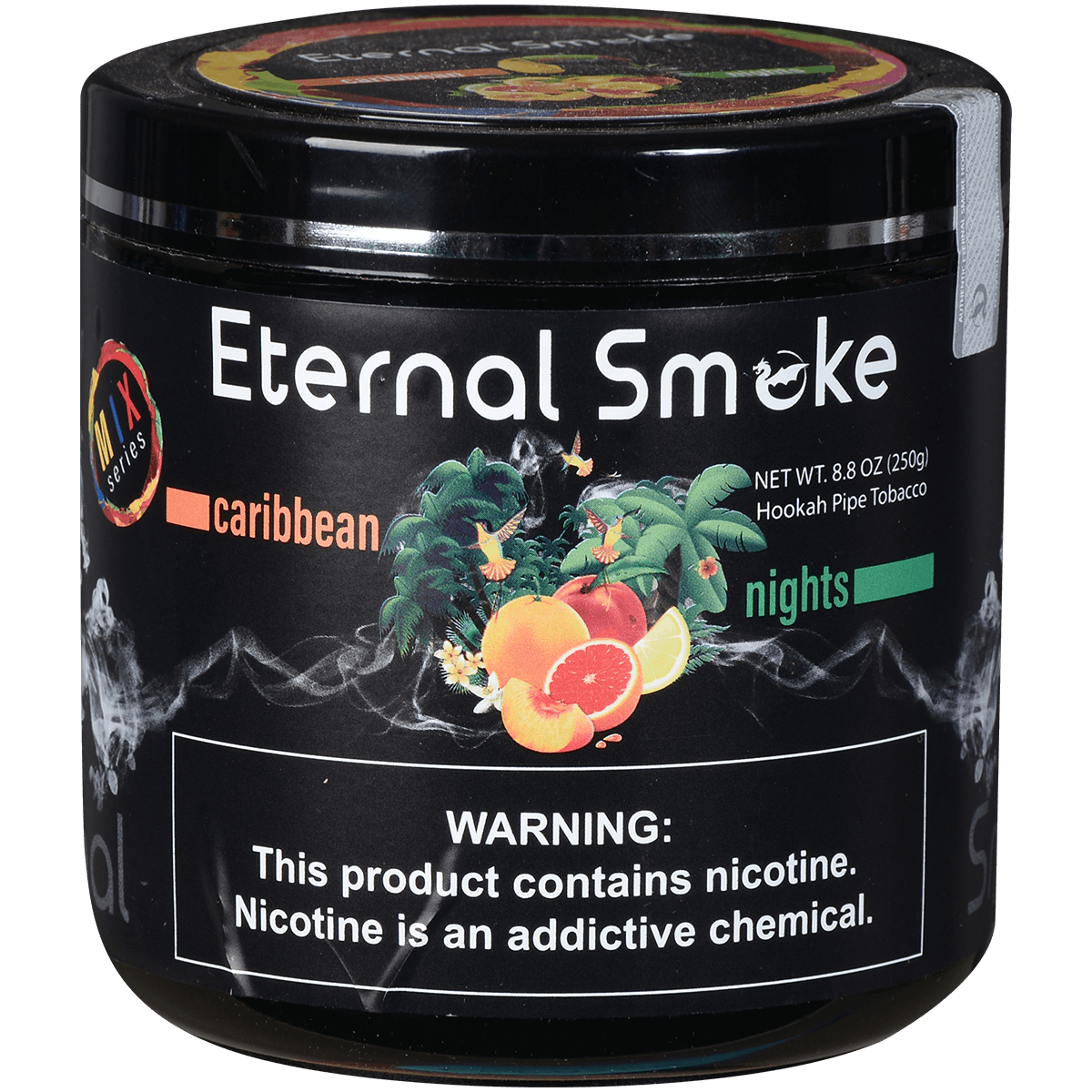 Eternal Smoke Hookah Tobacco Caribbean Nights 250 Gram Jar