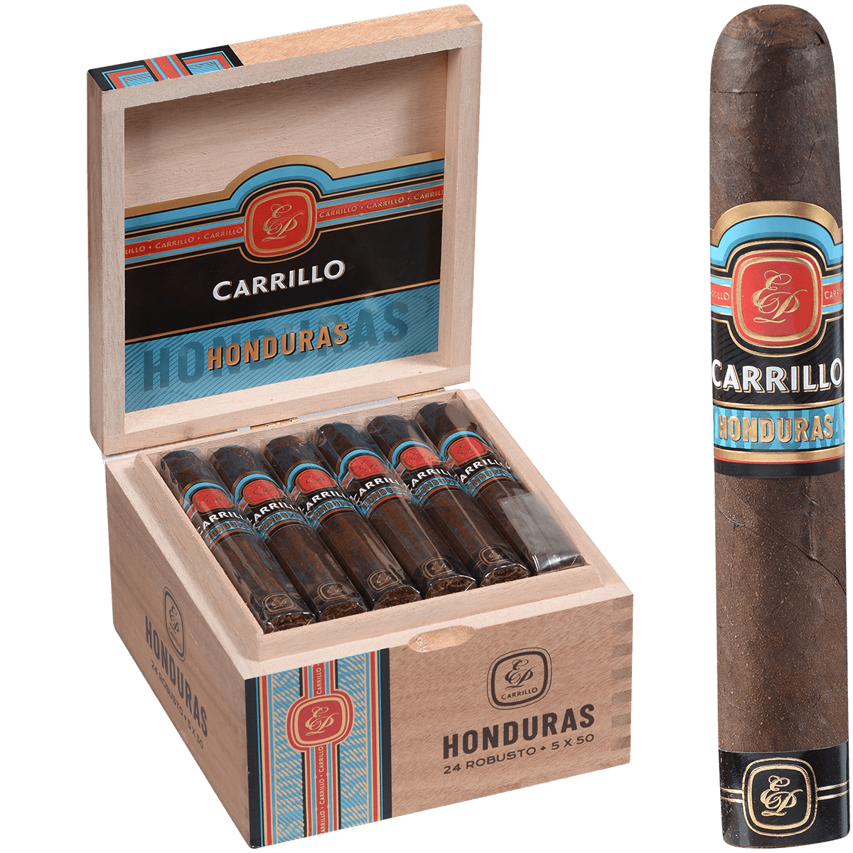 Essence Series By Ep Carrillo Honduras Robusto 5X50 24Ct Box