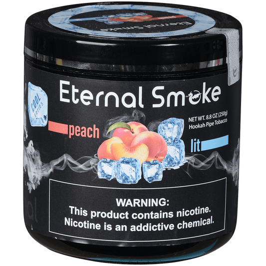 Eternal Smoke Hookah Tobacco Peach Lit 250 Gram Jar
