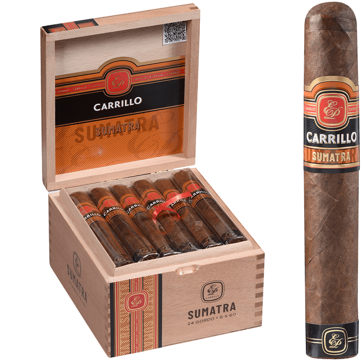 Ep Carrillo Essence Series By Ep Carrillo Sumatra Gordo 6X60 24Ct Box