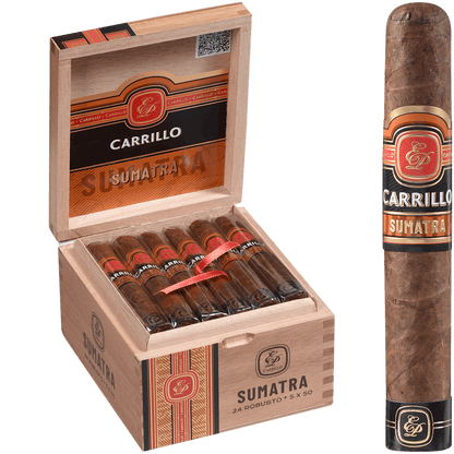 Ep Carrillo Essence Series By Ep Carrillo Sumatra Robusto 5X50 24Ct Box