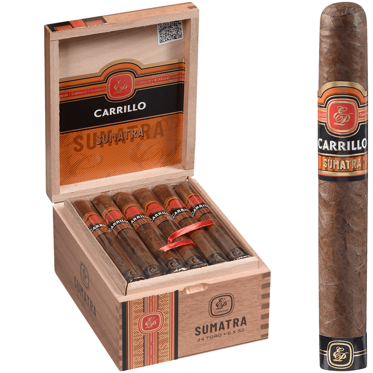 Ep Carrillo Essence Series By Ep Carrillo Sumatra Toro 6X52 24Ct Box