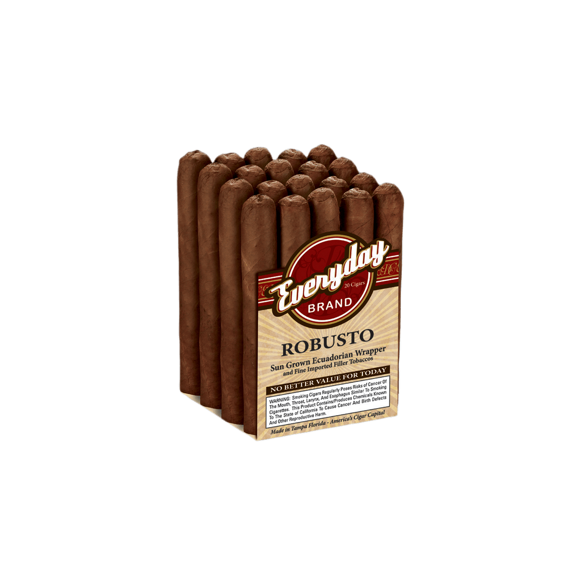 Everyday Maduro Robusto 20 Ct. Bundle 5.25X48