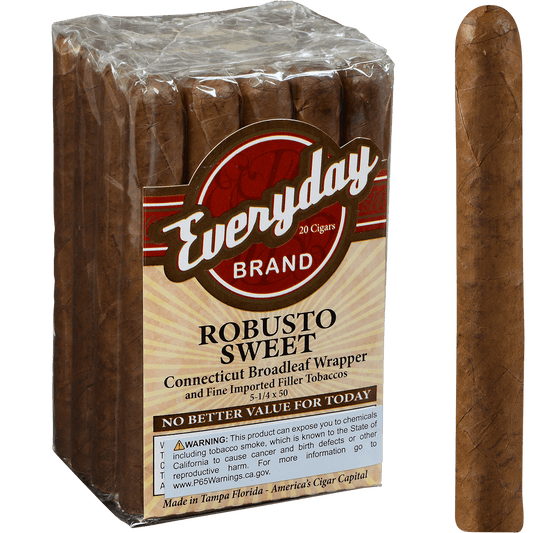 Everyday Sweet Robusto 20 Ct . Bundle 5.25X48