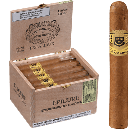 Hoyo Excalibur English Claro Epicure 20 Ct. Box 5.25X50