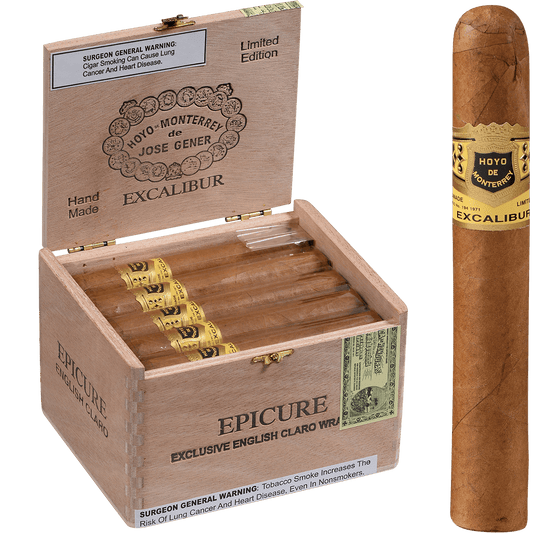 Hoyo Excalibur English Claro Epicure 20 Ct. Box 5.25X50