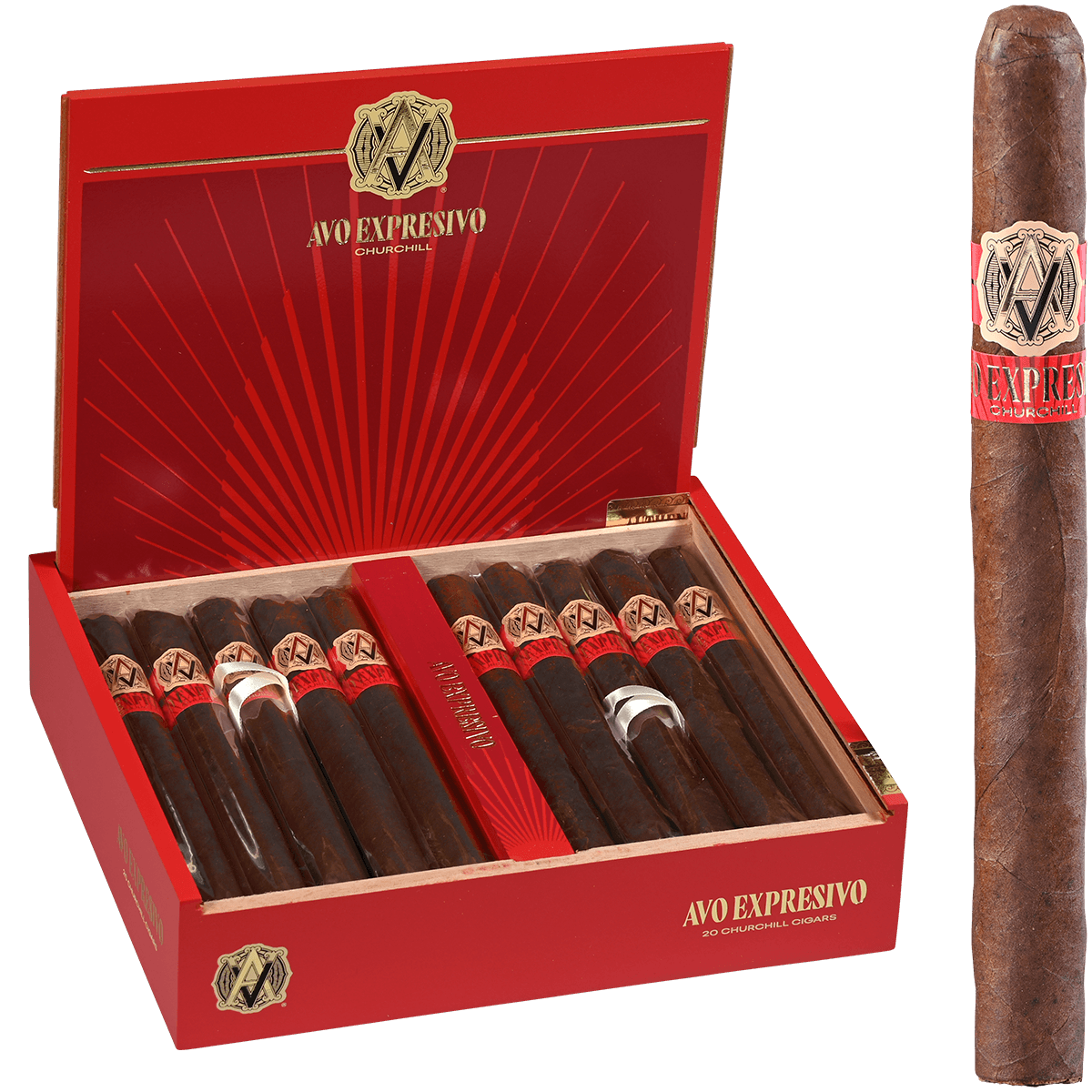 Avo Expresivo Churchill 20 Ct. Box 7X48