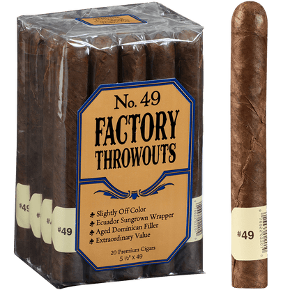 Factory Throwouts No 49 Natural 20 Ct. Bundle 5.50X49