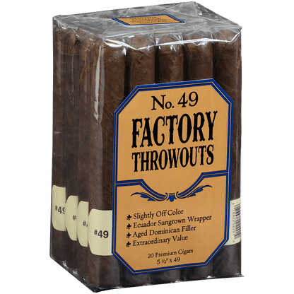 Factory Throwouts No 49 Natural 20 Ct. Bundle 5.50X49