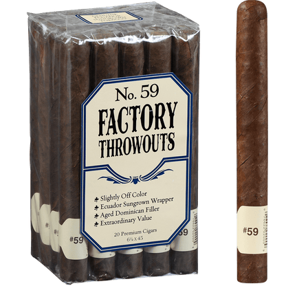 Factory Throwouts No 59 Natural 20 Ct. Bundle 6.25X45