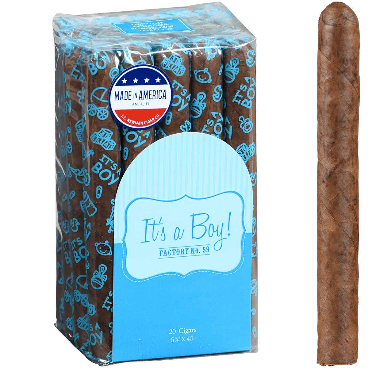 Factory Throwouts No 59 "It'S A Boy" 20 Ct. Bundle 6.25X45