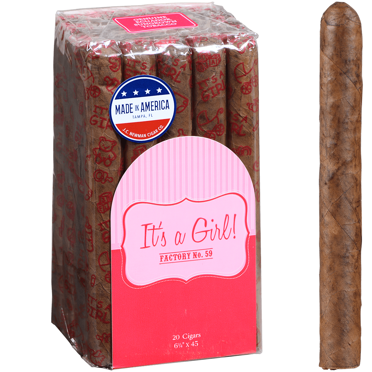 Factory Throwouts No 59 "It'S A Girl" 20 Ct. Bundle 6.25X45