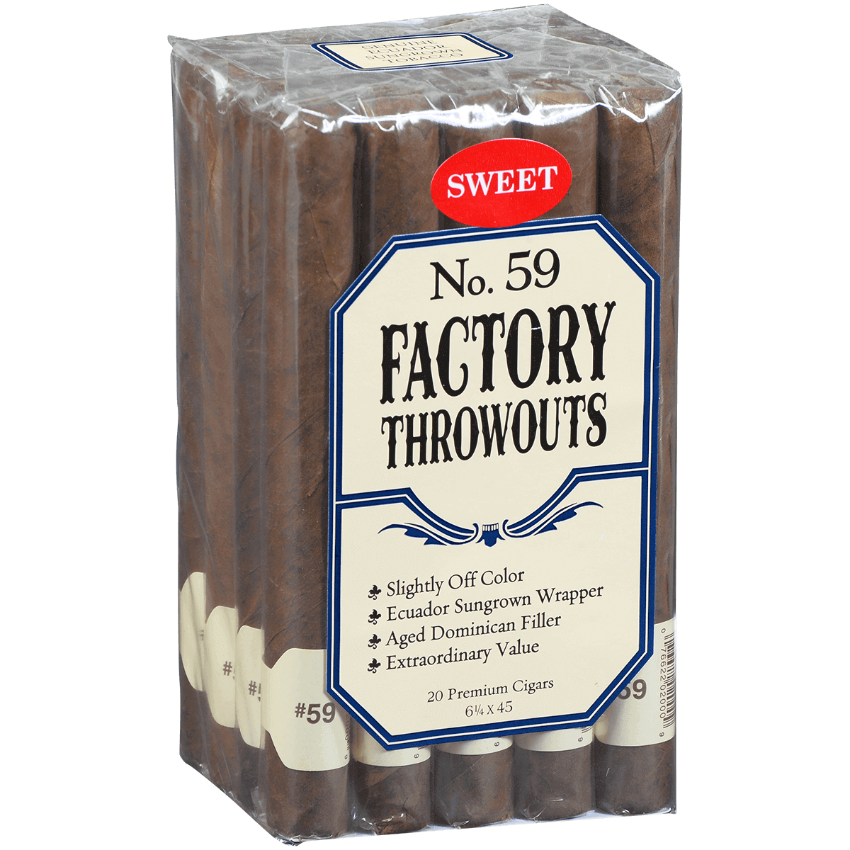 Factory Throwouts No 59 Sweet 20 Ct. Bundle 6.25X45